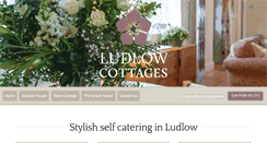 Desktop Screenshot of ludlowcottages.co.uk